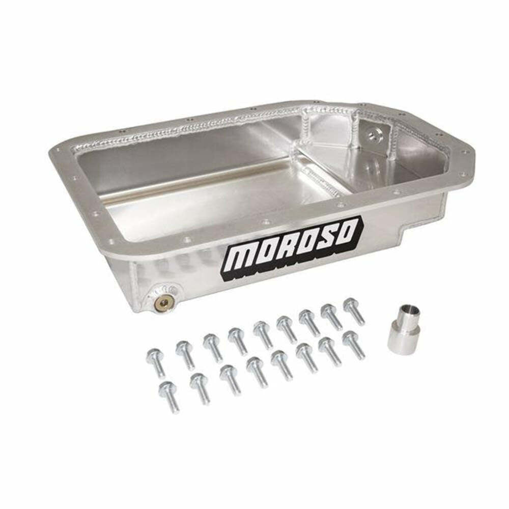 Moroso 42031 Fabricated-Aluminum Billet Rail Automatic Transmission Pan (GM 4L80E)