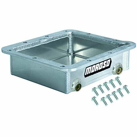 Moroso 42040 Fabricated Billet Rail Transmission Pan (Ford C4)