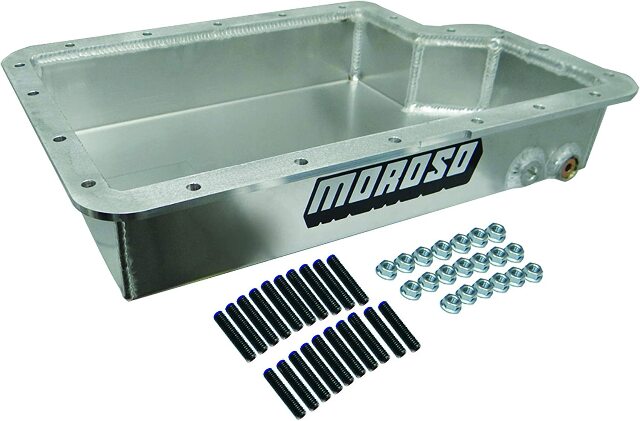 Moroso 42050 Fabricated Billet Rail Transmission Pan (Ford E40D/4R100)