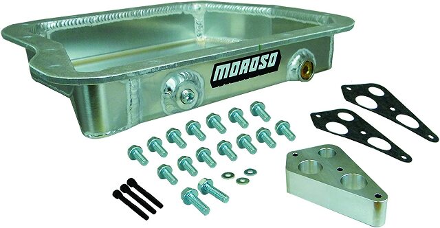 Moroso 42080 Fabricated Billet Rail Transmission Pan (Chrysler 727)
