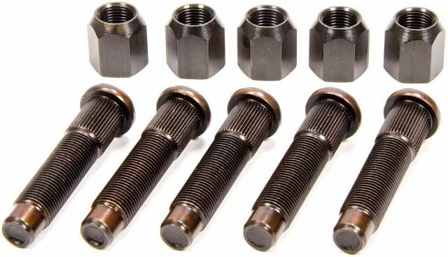 Moroso 46440 Wheel Stud and Lug Nut Kit (5/8 inch -18 x 3 inch , .672 inch , 5pk)