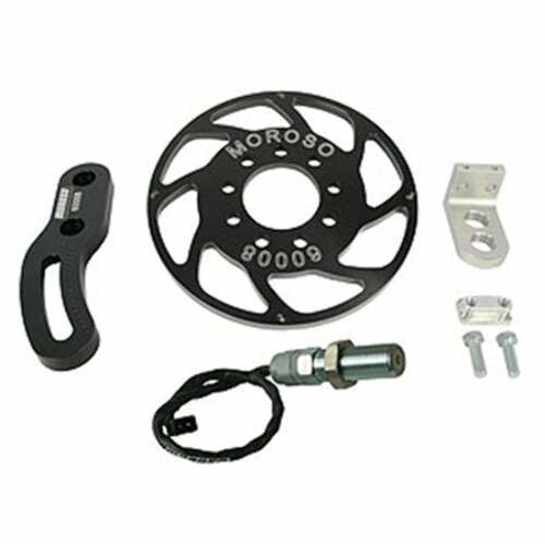 Moroso 60008 Ultra Series Aluminum Crank Trigger Kit with Magnet-in-Wheel Design (For BBC)