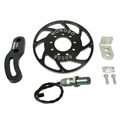 Moroso 60008 Ultra Series Aluminum Crank Trigger Kit with Magnet-in-Wheel Design (For BBC)