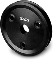 Moroso 64051 Billet Aluminum Single Groove Crankshaft Pulley (SBC, Short Water Pump)