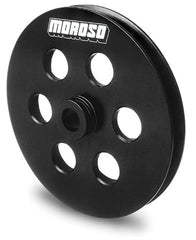 Moroso 64860 Cast Aluminum Single Groove V-Belt Power Steering Pulley (GM)