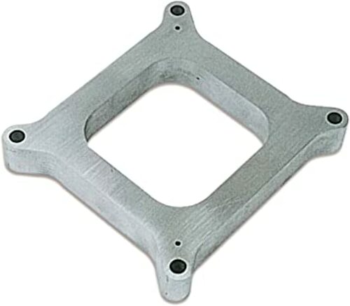 Moroso 64981 Billet Aluminum Carburetor Spacer with Open Plenum Design (1, 4150/4160 Carbs)