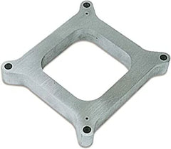 Moroso 64981 Billet Aluminum Carburetor Spacer with Open Plenum Design (1, 4150/4160 Carbs)