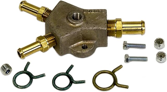 Moroso 65170 Fuel Block Kit,1/2In.Outlets
