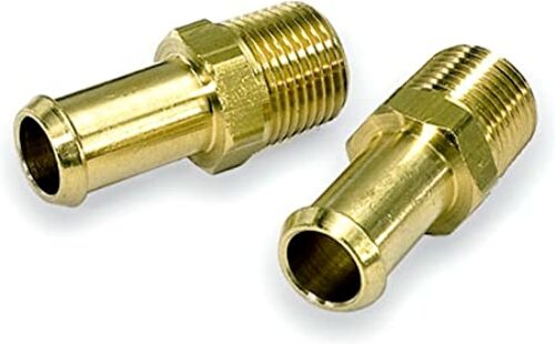 Moroso 65390 Fuel Hose Line Fitting (3/8 NPT to 1/2 Hose, 2pk)