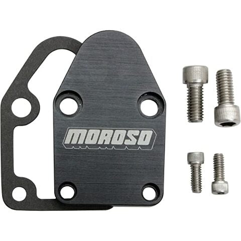 Moroso 65395 Fuel Pump Plate, Sbc Billet