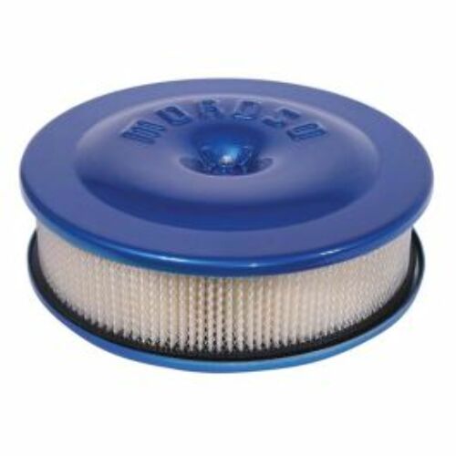 Moroso 66305 A/C, 8-1/2 Inch, Blue Powder Coat, Alum.