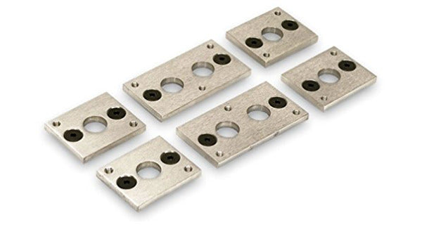 Moroso 67650 Aluminum Header Flange Kit (SBC, 6 Plates)