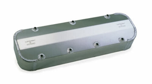 Moroso 68333 Fabricated Aluminum Valve Covers (BBC/Pro-Stock Symmetrical-port Bowtie, Tall)