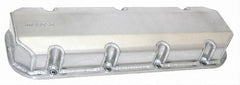 Moroso 68345 Fabricated Aluminum Billet Rail Valve Cover (BBC/Symmetrical-Port Bowtie, Tall)