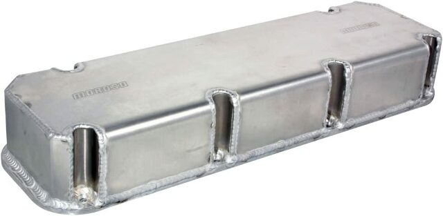 Moroso 68349 Fabricated Aluminum Billet Rail Valve Covers (Ford 429-460, 3.5 Tall)