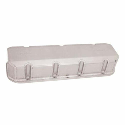 Moroso 68459 Fabricated Aluminum Billet Rail Valve Cover (BBC w/GM Bolt Pattern, 3.875 Tall