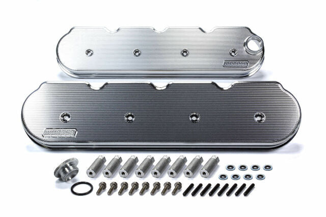 Moroso 68473 Billet Aluminum Valve Covers (GM LS Series, Standard Height)