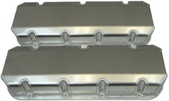 Moroso 68482 Fabricated Aluminum Billet Rail Valve Cover (BBC, No Logo, 3.875 Tall)