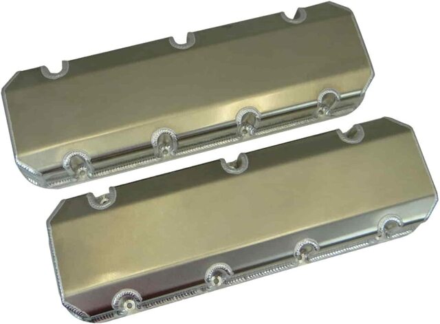 Moroso 68487 Fabricated Aluminum Billet Rail Valve Cover (Brodix SR20/Dart PRO1 20?, No Logo)