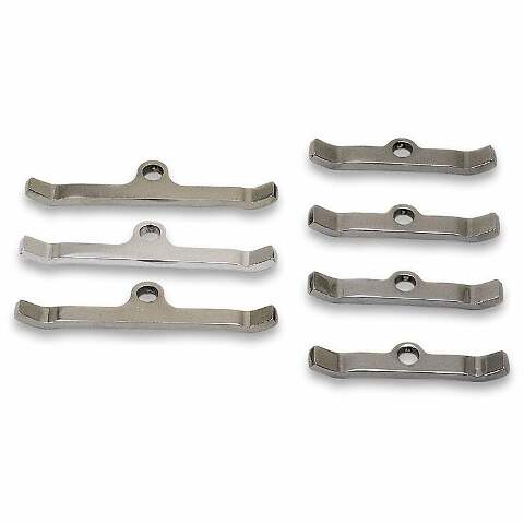 Moroso 68516 Chrome-Plated Steel Valve Cover Hold Down Tabs (BBC)
