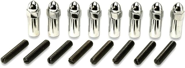 Moroso 68561 Chrome Valve Cover Acorn Nuts (SBC)