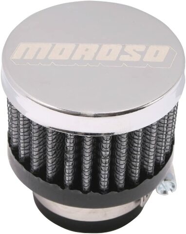 Moroso 68791 Breather, Filtered Clamp-On 1 Inch I.D.
