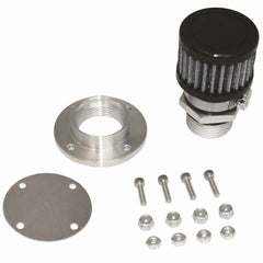 Moroso 68855 V/C Breather Kit, Non-Weld, Black Breather