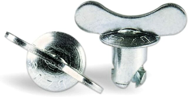 Moroso 71260 7/16 Butterfly-Head Quick Fasteners (Steel/.400-Short/10pk)