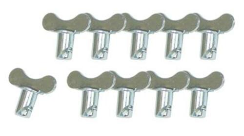 Moroso 71276 5/16 Butterfly-Head Quick Fasteners (Steel/.400-Short/10pk)