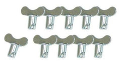 Moroso 71276 5/16 Butterfly-Head Quick Fasteners (Steel/.400-Short/10pk)
