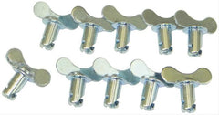 Moroso 71277 5/16 Butterfly-Head Quick Fasteners (Steel/.450-Short/10pk)