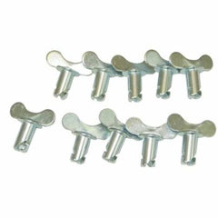 Moroso 71278 5/16 Butterfly-Head Quick Fasteners (Steel/.500-Medium/10pk)