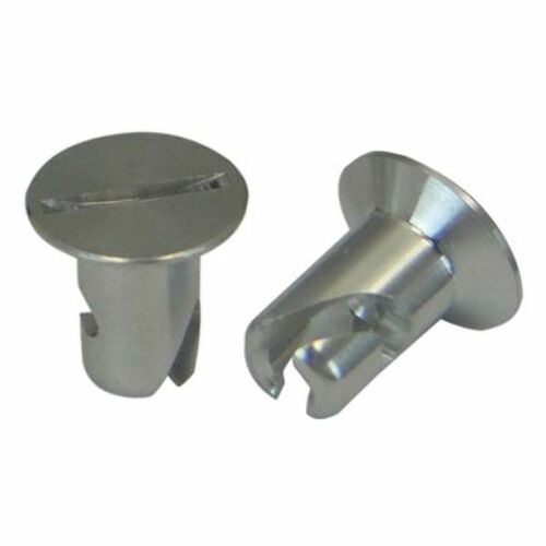 Moroso 71295 5/16 Slotted Flush-Head Quick Fasteners (Aluminum/.400-Short/10pk)