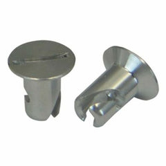 Moroso 71295 5/16 Slotted Flush-Head Quick Fasteners (Aluminum/.400-Short/10pk)