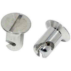 Moroso 71296 5/16 Slotted Flush-Head Quick Fasteners (Aluminum/.450-Short/10pk)