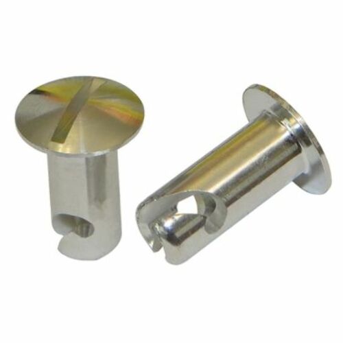 Moroso 71332 5/16 Slotted Oval-Head Quick Fasteners (Aluminum/.550-Long/10pk)