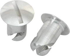 Moroso 71353 7/16 Slotted Oval-Head Quick Fasteners (Aluminum/.400-Short/10pk)