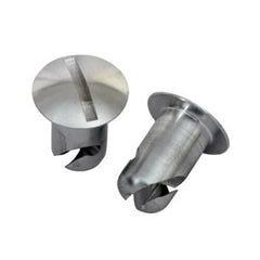 Moroso 71363 7/16 Slotted Oval-Head Quick Fasteners (Aluminum/.450-Short/10pk)