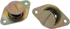 Moroso 71376 7/16 Slotted Flush-Head Quick Fasteners (Gold-Steel/.550-Long/10pk)