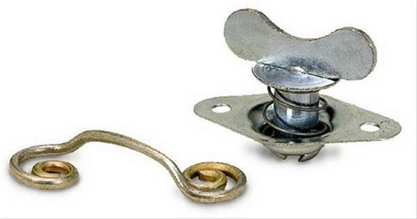 Moroso 71470 5/16 Butterfly-Head Quick Fasteners (Steel/.450-Short/10pk)