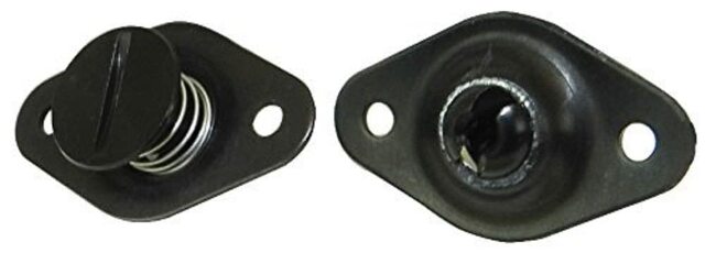 Moroso 71501 5/16 Slotted Flush-Head Quick Fasteners (Aluminum/.500-Medium/10pk)