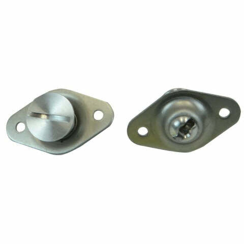 Moroso 71506 5/16 Slotted Flush-Head Quick Fasteners (Aluminum/.550-Long/10pk)