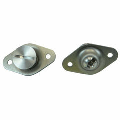 Moroso 71506 5/16 Slotted Flush-Head Quick Fasteners (Aluminum/.550-Long/10pk)