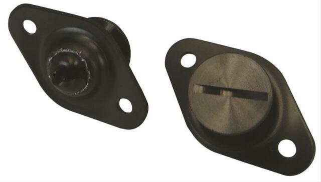 Moroso 71507 5/16 Slotted Flush-Head Quick Fasteners (Black-Aluminum/.550-Long/10pk)