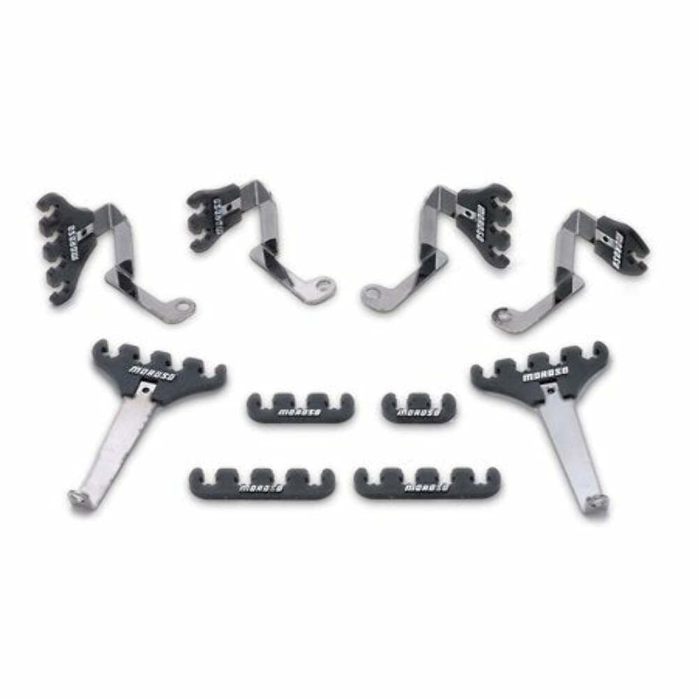 Moroso 72130 Wire Loom Kit (Blue, Small Block Ford, 7-9mm)