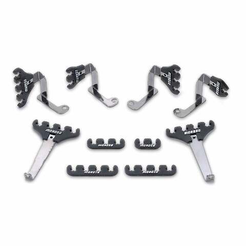 Moroso 72131 Wire Loom Kit (Red, Small Block Ford, 7-9mm)