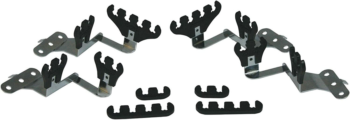 Moroso 72143 Wire Loom Kit (Black, Small Block Chevy, Centerbolt, 7-9mm)