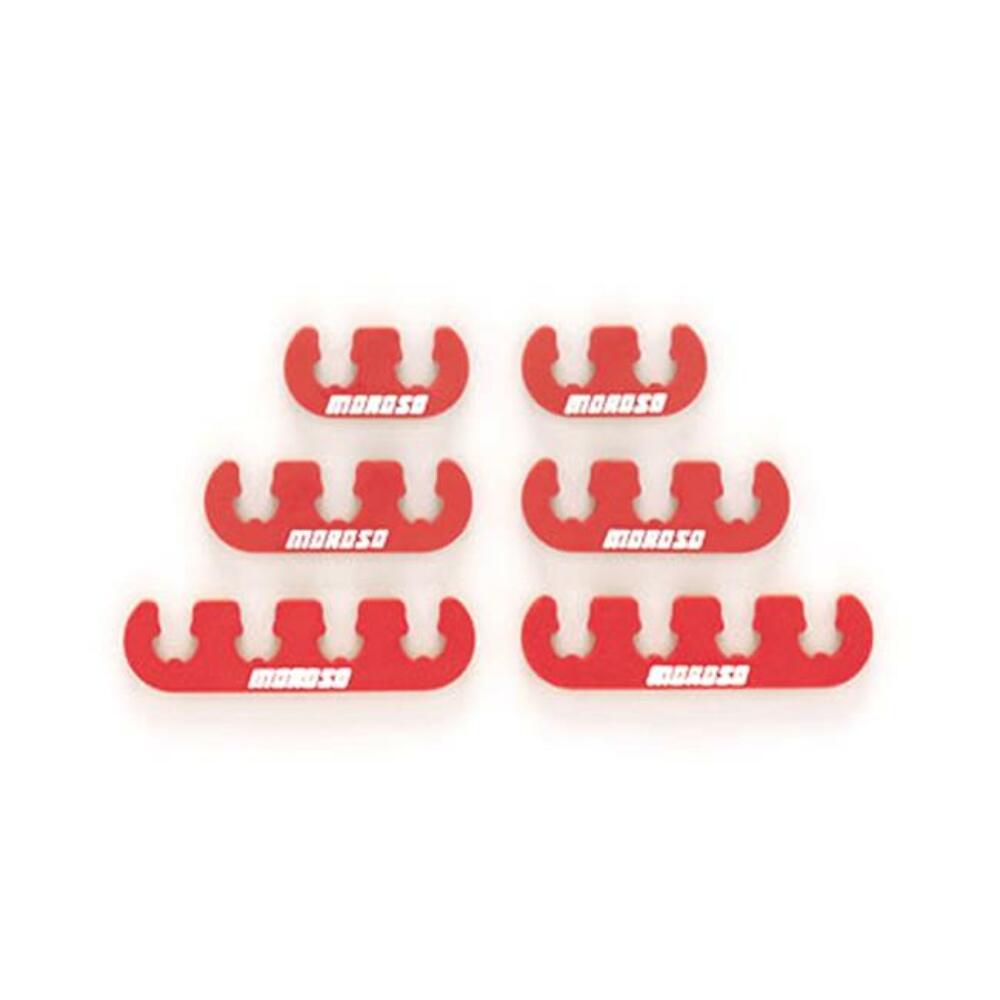 Moroso 72161 Wire Separator Kit (Red, 7-9mm)