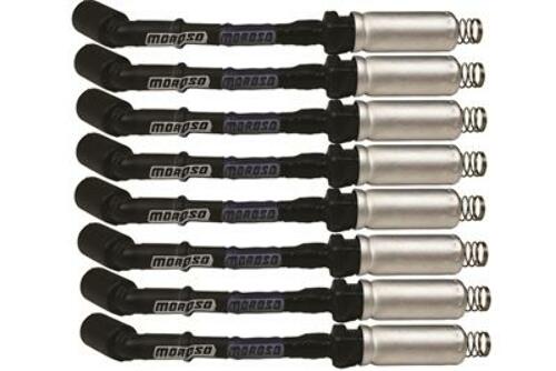 Moroso 72535 Blue Max Spiral Core Custom Wire Set (Blue/Unsleeved/Straight/98-00 Chevy)