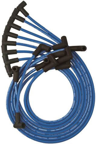 Moroso 72540 Blue Max Spiral Core Custom Wire Set (Blue/Unsleeved/90?/HEI)